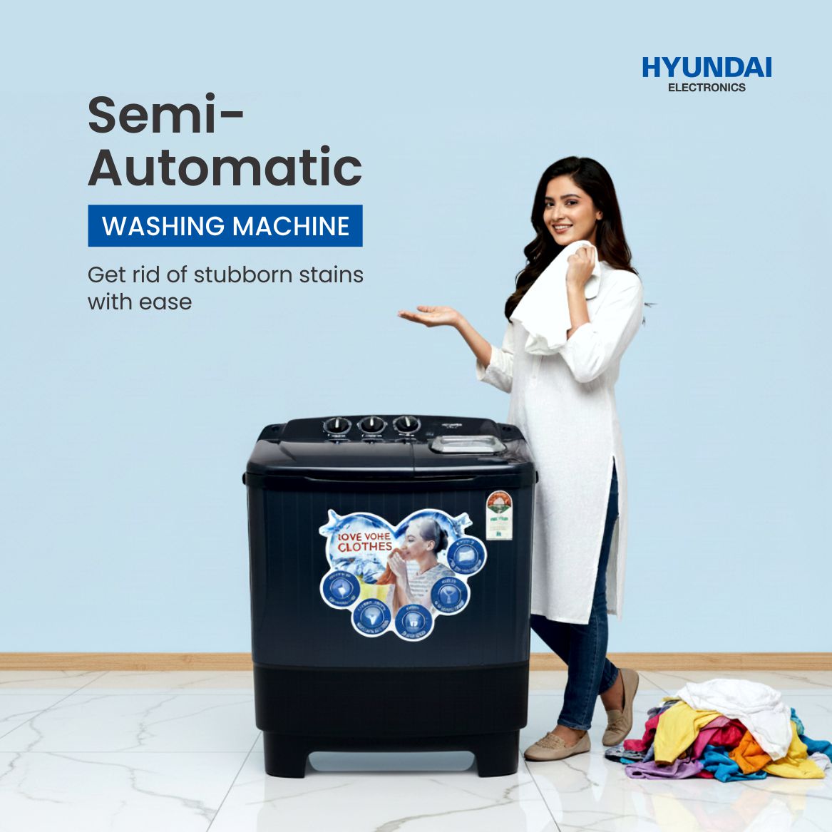 Semi Auto WM HYS70D1-BGU7