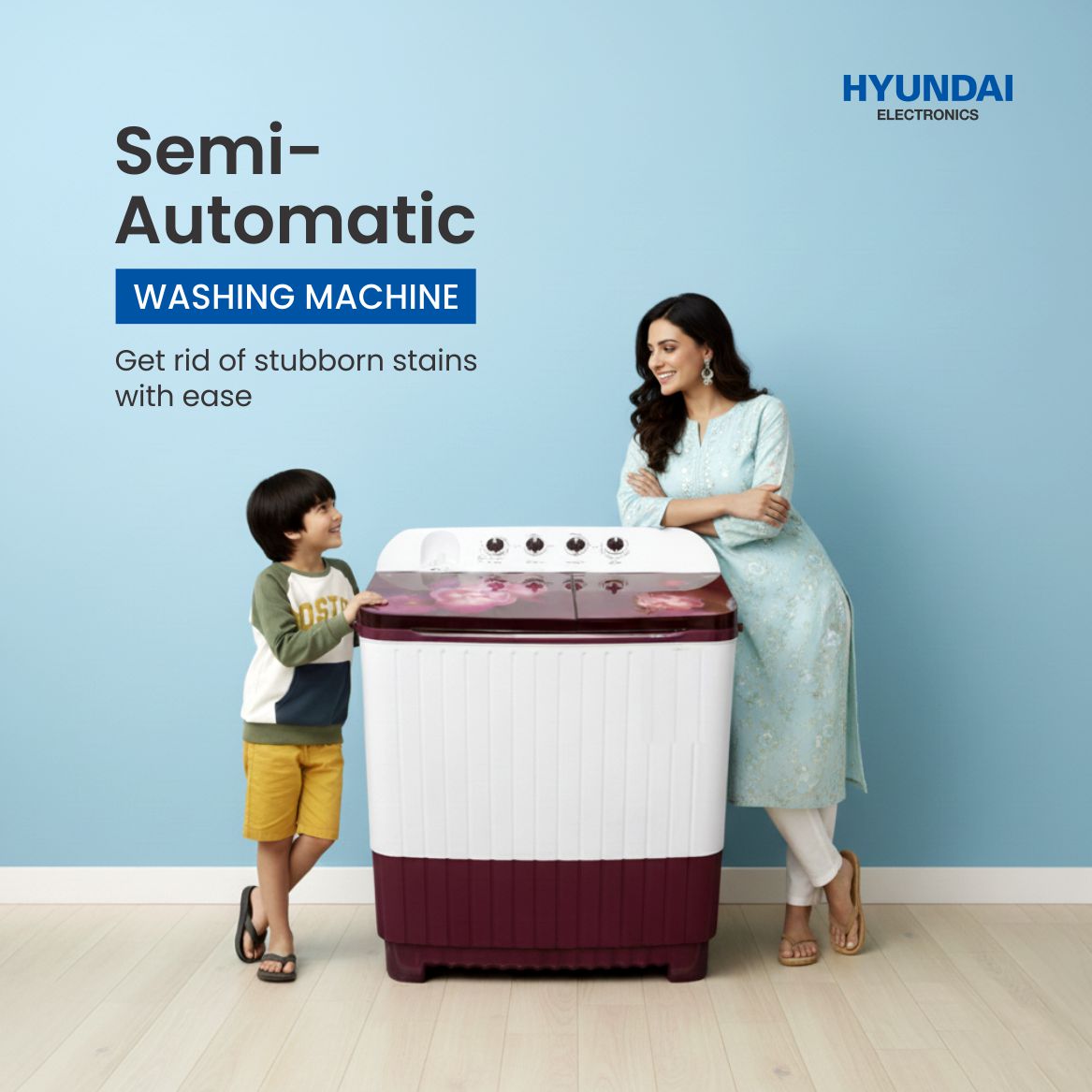 Semi Auto WM WSHYDIHG85-BW